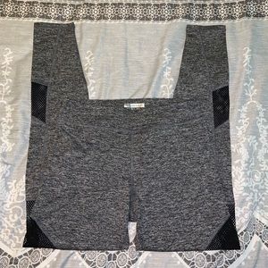 Grey Mesh Leggings from Forever 21